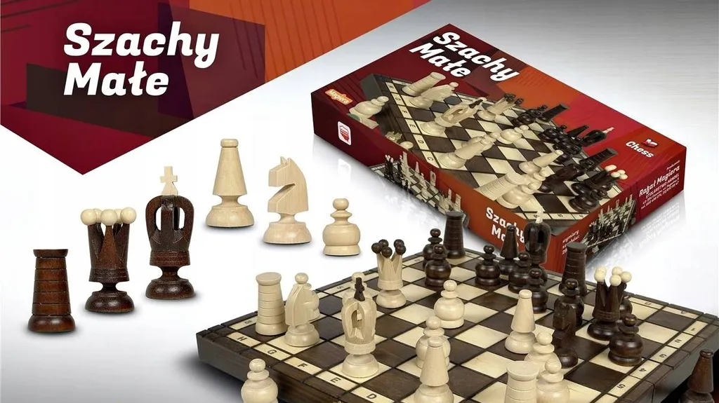 Jeu d'échecs compact 28cm MAGIER - Idéal pour initiation et transport - 5