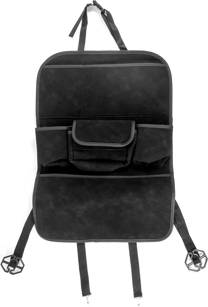 Organizer Sedile Aga Nero: Design Pulito per la tua City Car