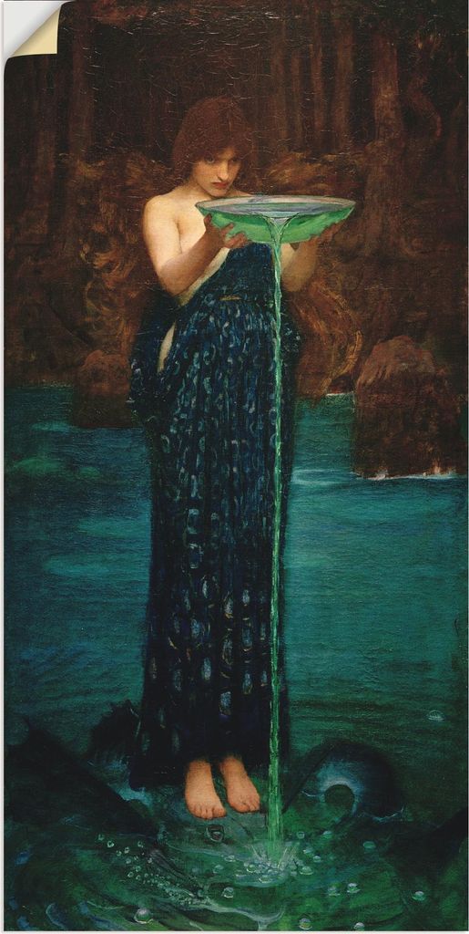 ARTland Wandbild, selbstklebend Circe Invidiosa Größe: 20x40 cm