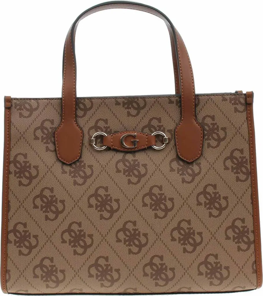 Sac d'Épaule Guess Latte Logo Idéal pour le Travail et Sorties Chic