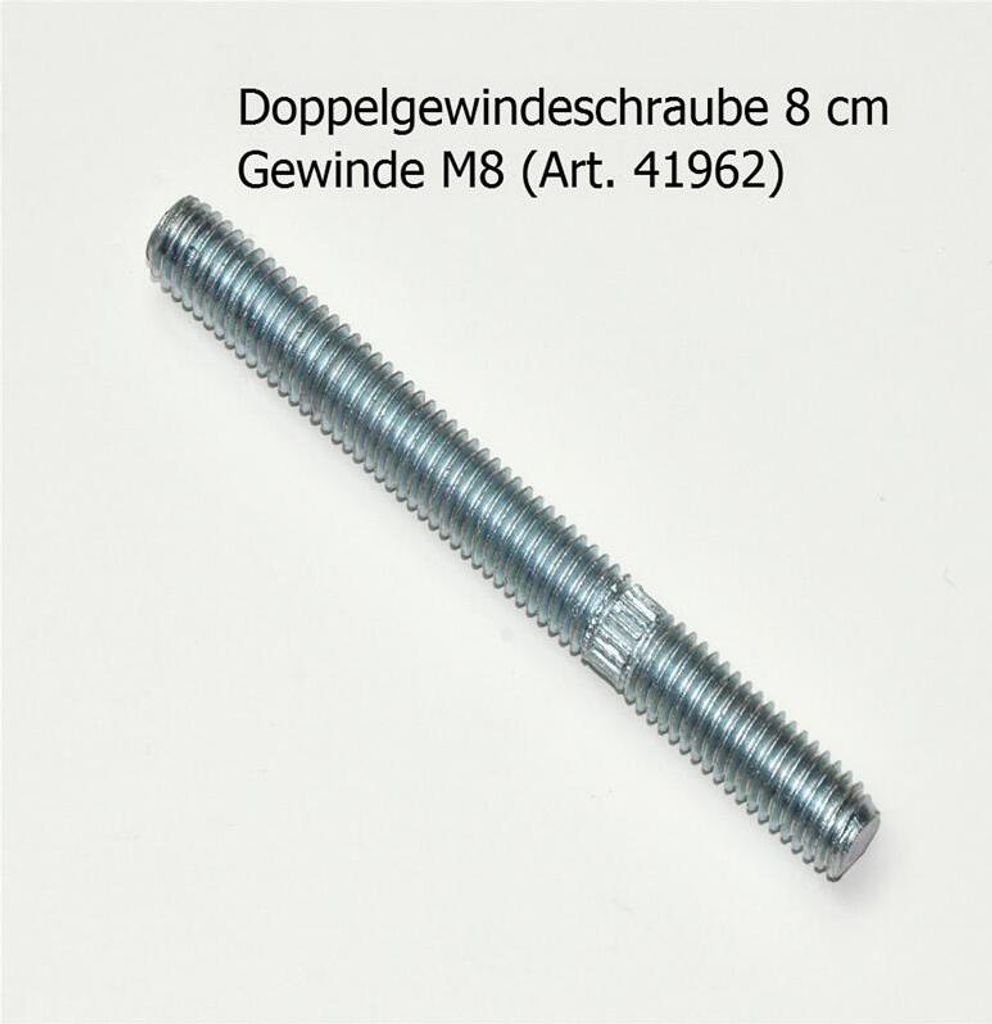 Doppelgewindeschraube 8 cm / M8