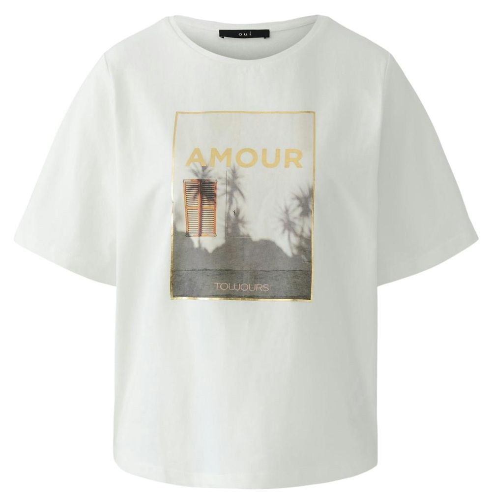 Oui T-Shirt cloud dancer 36