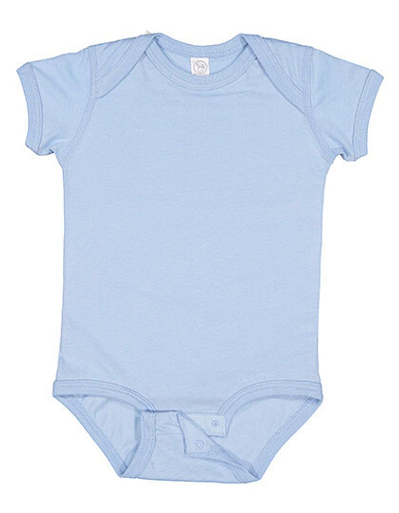 Rabbit Skins Infant Fine Jersey Short Sleeve Bodysuit