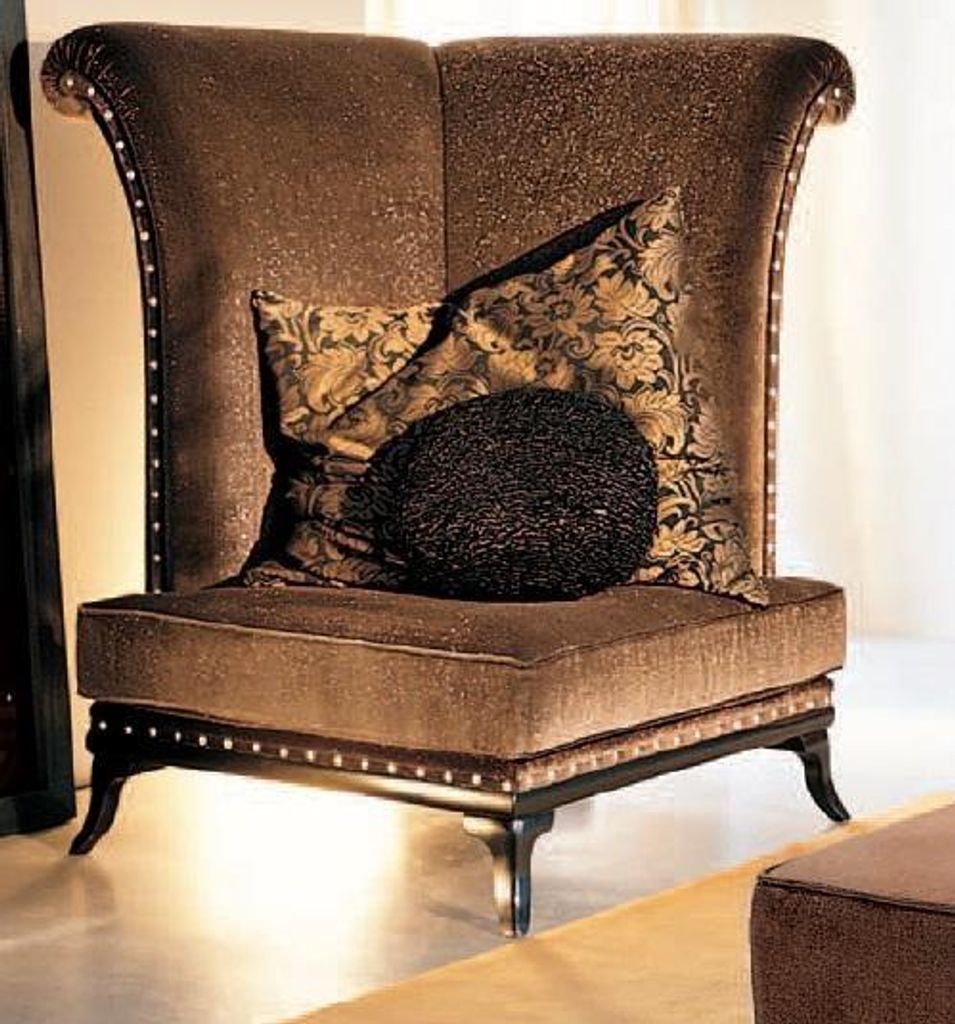 Sessel Einsitzer Lounge Club Möbel 1 Sitzer Sofa Couch Fernseh Polster Möbel Neu