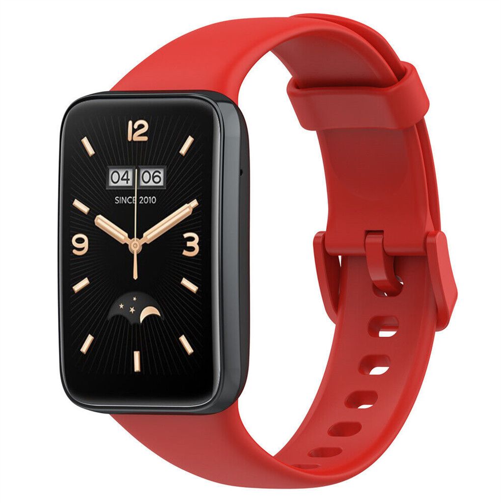Strap-it Xiaomi Smart Band 7 Pro Silikonband (Rot)