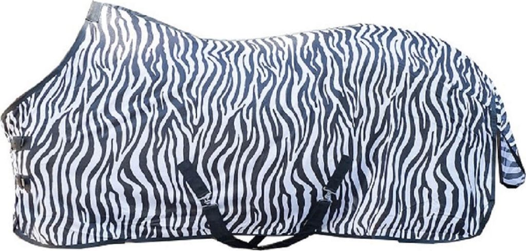 HKM Fliegendecke Zebra mit Kreuzgurt