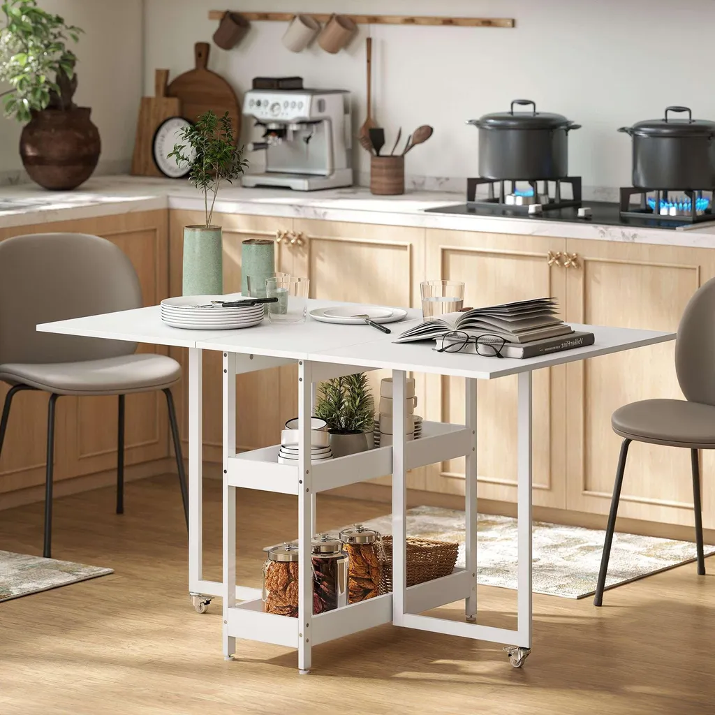 Table modulable 4 couverts pour petit appartement style industriel - 2