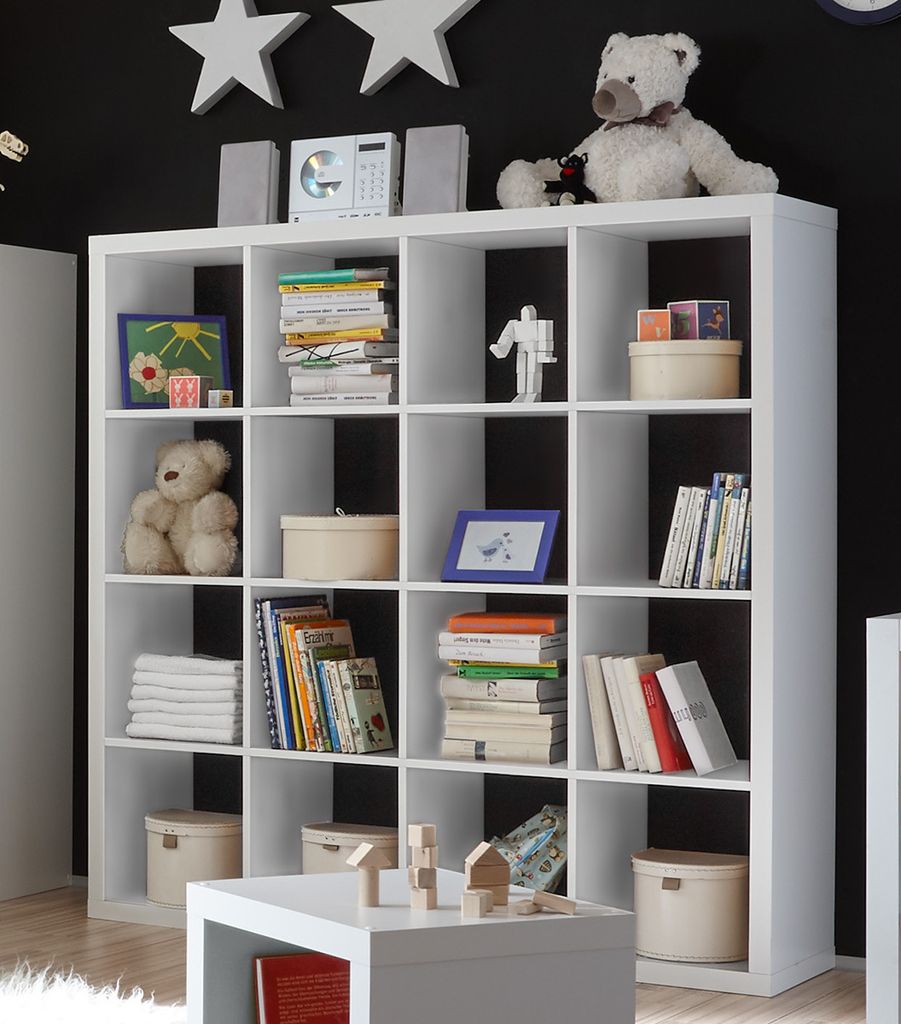 Raumteiler Bücherregal Raumtrenner Regal Standregal Holzregal "Portia VI"