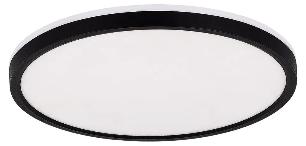 Plafonnier LED Rond BOVE Zuma Line Noir 32W 2100lm 32cm Blanc Variable