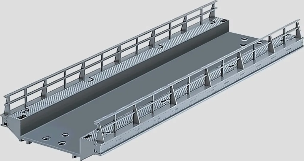 Märklin 074618 Elément de rampe droit H0 pour circuit de train miniature
