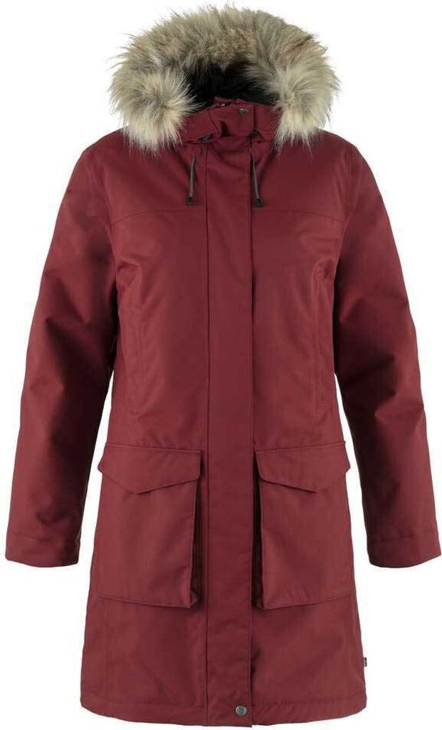 Fjällräven Nuuk Lite Parka W Freizeitmantel Damen rot S