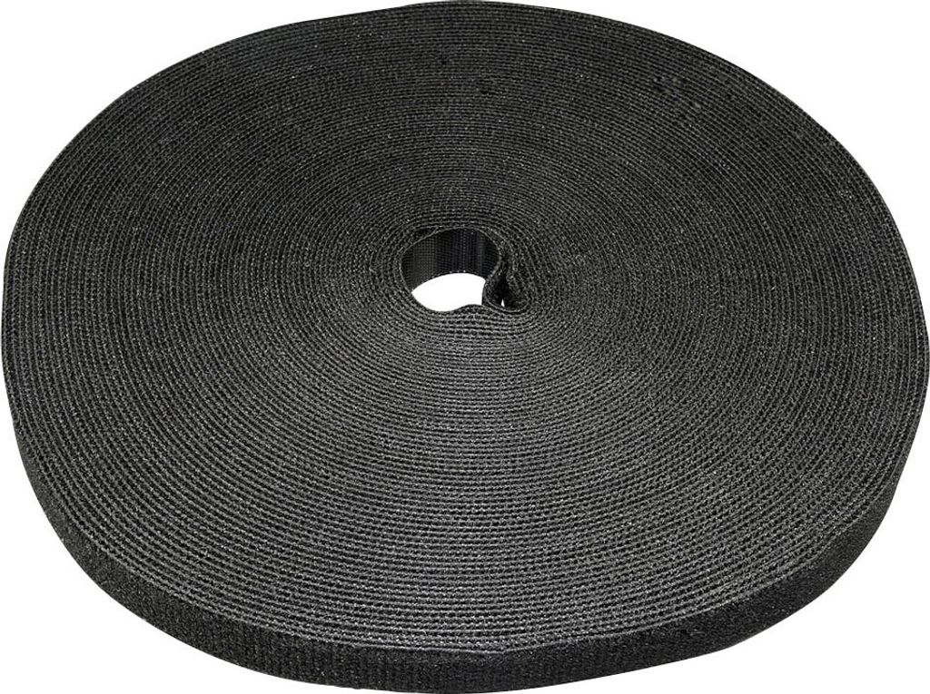 LTC Klettrolle Pro Roll 25m zum Bündeln&Ordnen schwarz