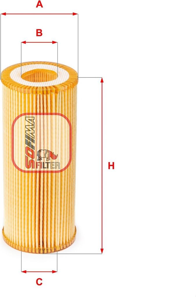 Ölfilter SOFIMA S 5080 PE Filtereinsatz für VW Touareg (7P5, 7P6) für AUDI A4 Avant (8K5, B8) A6 Avant (4G5, 4GD, C7) A6 Avant (4F5, C6) A4 Avan...