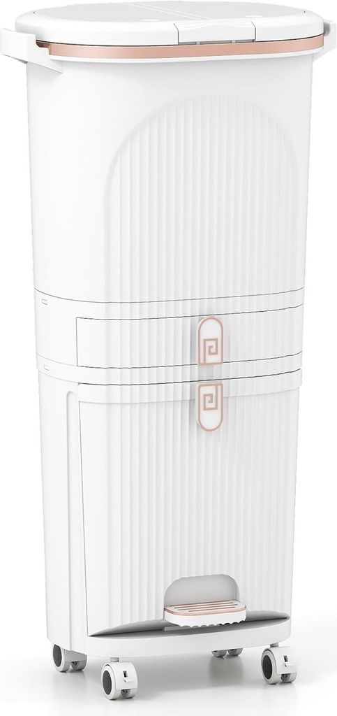Contenedor de basura de cocina de 42 litros con tapa, Imagen del producto 