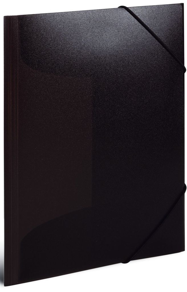 Herma 19501, Gummizugmap, A4, transparant zwart Productafbeelding 