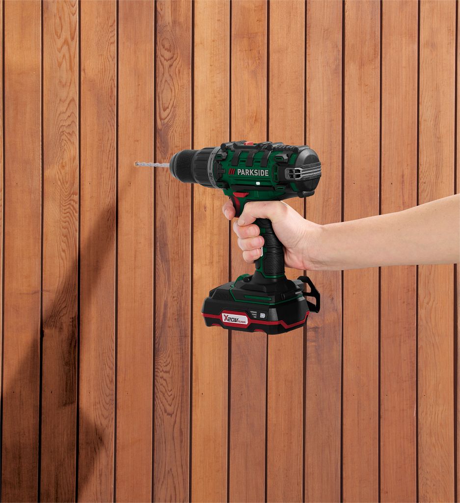 PARKSIDE® 20 V 2in1 Akku-Bohrschrauber Set »PABS 20-Li G8«, Produktbild 4
