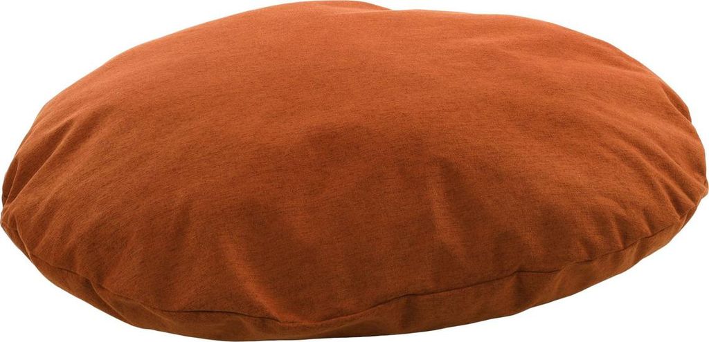 Flamingo Hundekissen Ziva oval terrakotta, Maße: 100 x 76 x 10 cm