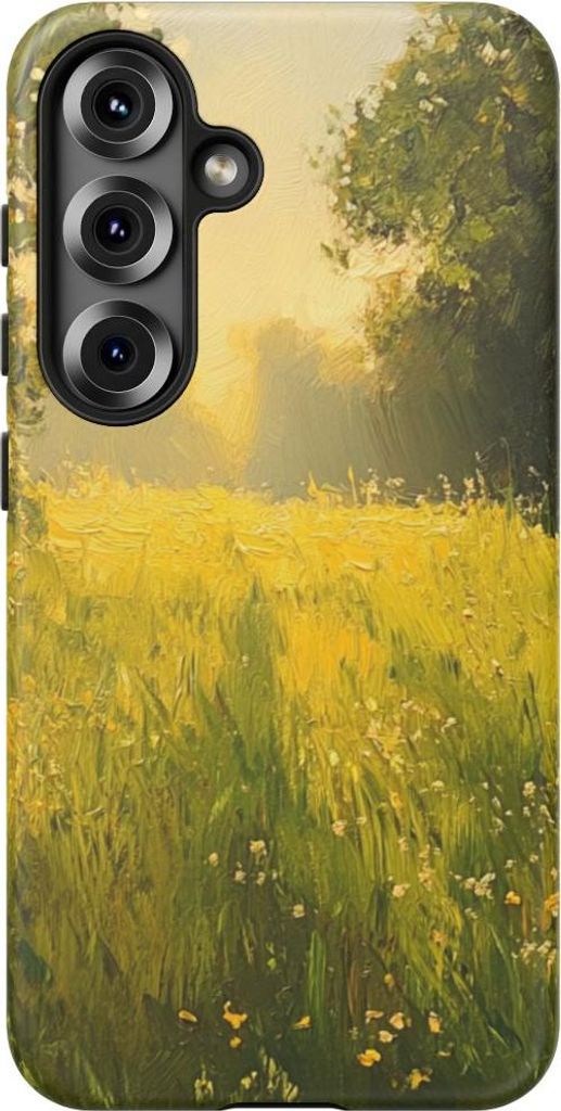 Sonnige Blumenwiese – Hülle Kompatibel mit Galaxy S25