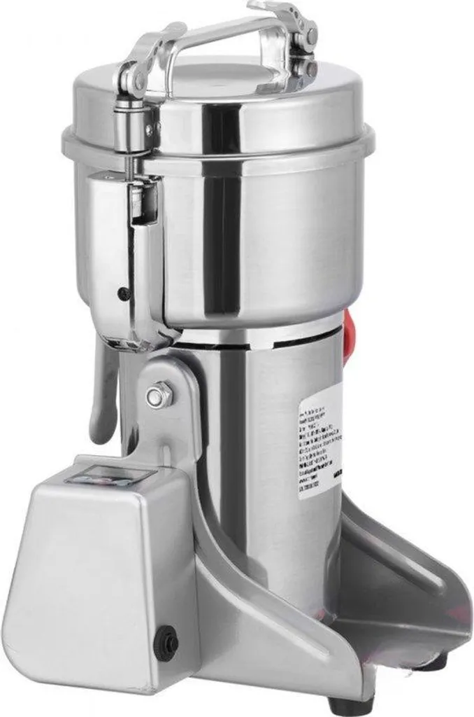 Broyeur à grains manuel inox 700g polyvalent pour café et épices