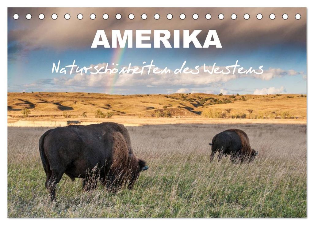 Amerika - Naturschönheiten des Westens (Tischkalender 2027 DIN A5 quer), CALVENDO Monatskalender