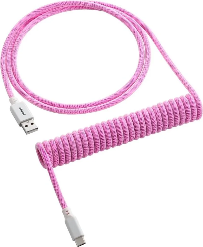 Câble USB-C CableMod Strawberry Cream CM-CKCA-CW-IW150 Gaine Renforcée