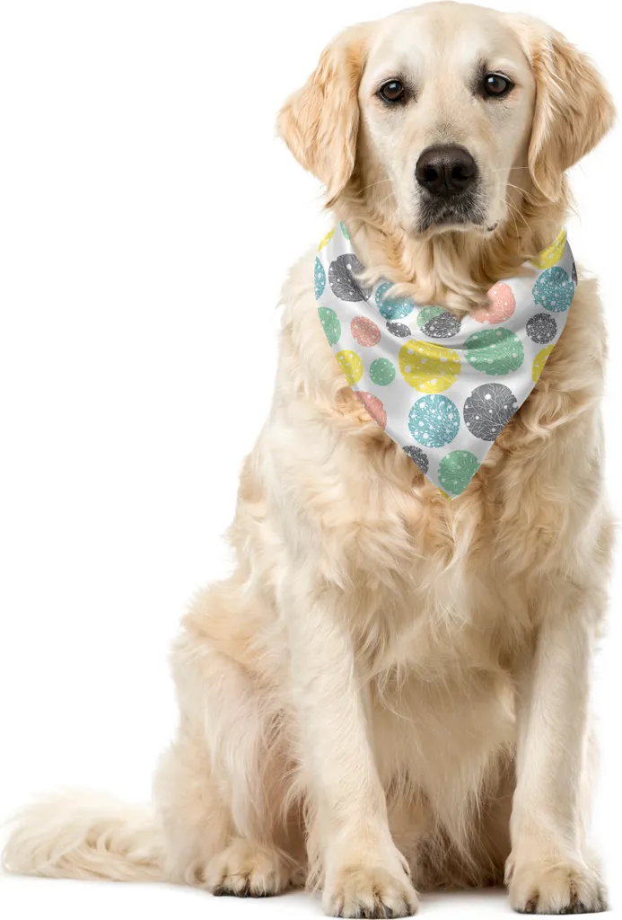 Bandana ABAKUHAUS 55x55 cm per Cani - Foulard Geometrico Multicolore