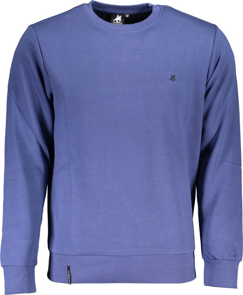 US GRAND POLO HERREN-SWEATSHIRT MIT BLAUEM REIßVERSCHLUSS : Farbe - Blau, Größe - 2XL Größe: 2XL Farbe: Blau