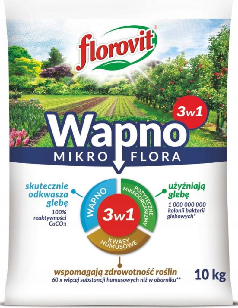 Wapno ogrodowe Nawóz wapniowy Naturalne wapno do trawników Zdjęcie produktu 