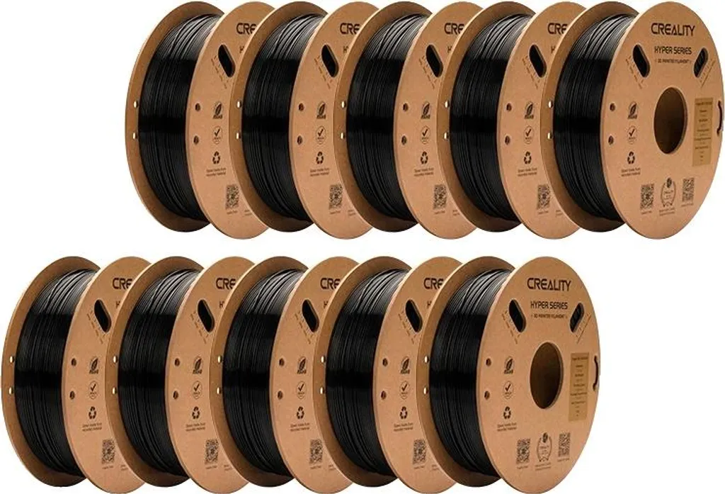 Filament 3D Noir 10kg anti-rupture et résistant aux produits chimiques