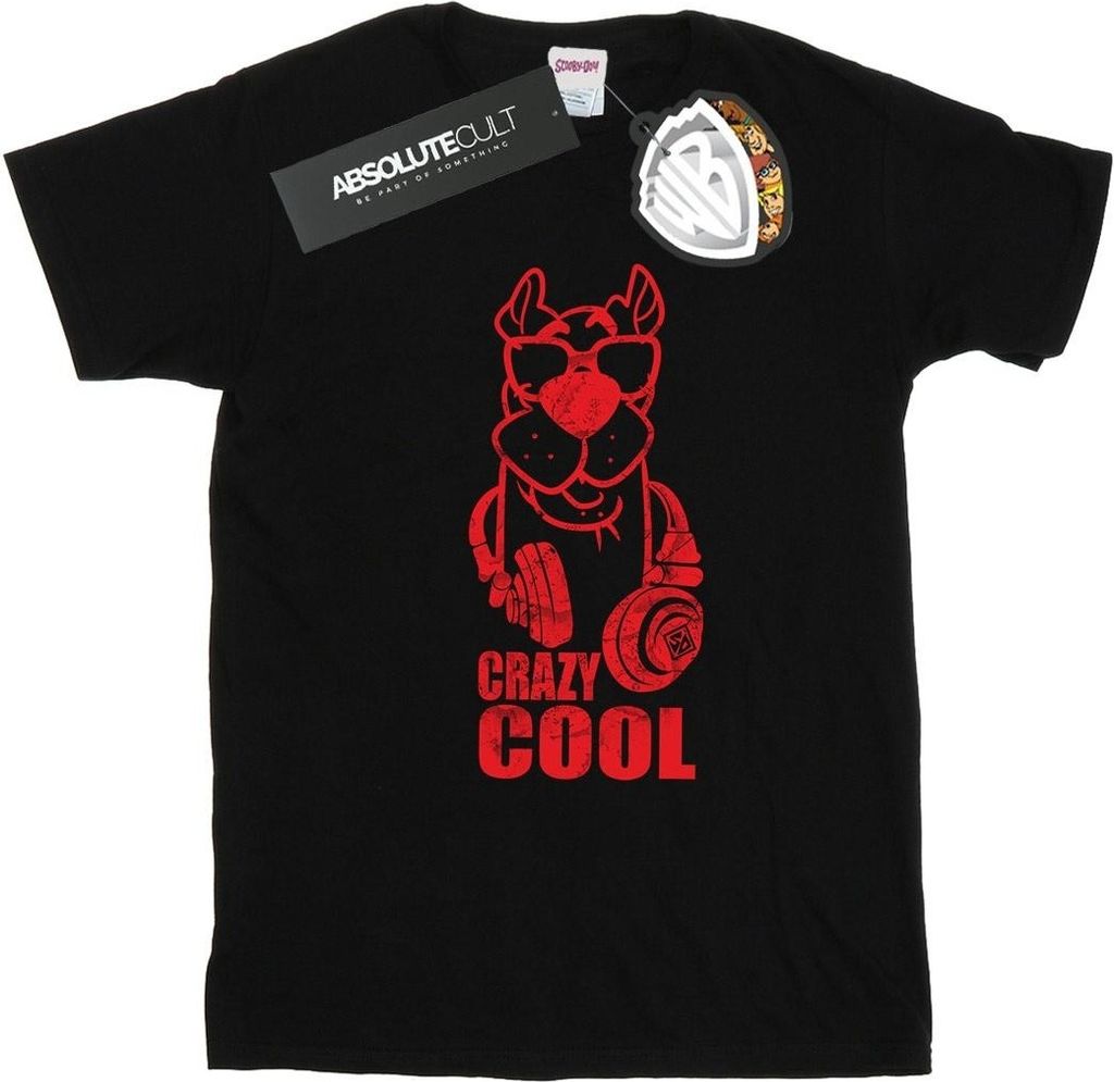 Scooby Doo - "Crazy Cool" T-Shirt für Herren BI44965 (L) (Schwarz)