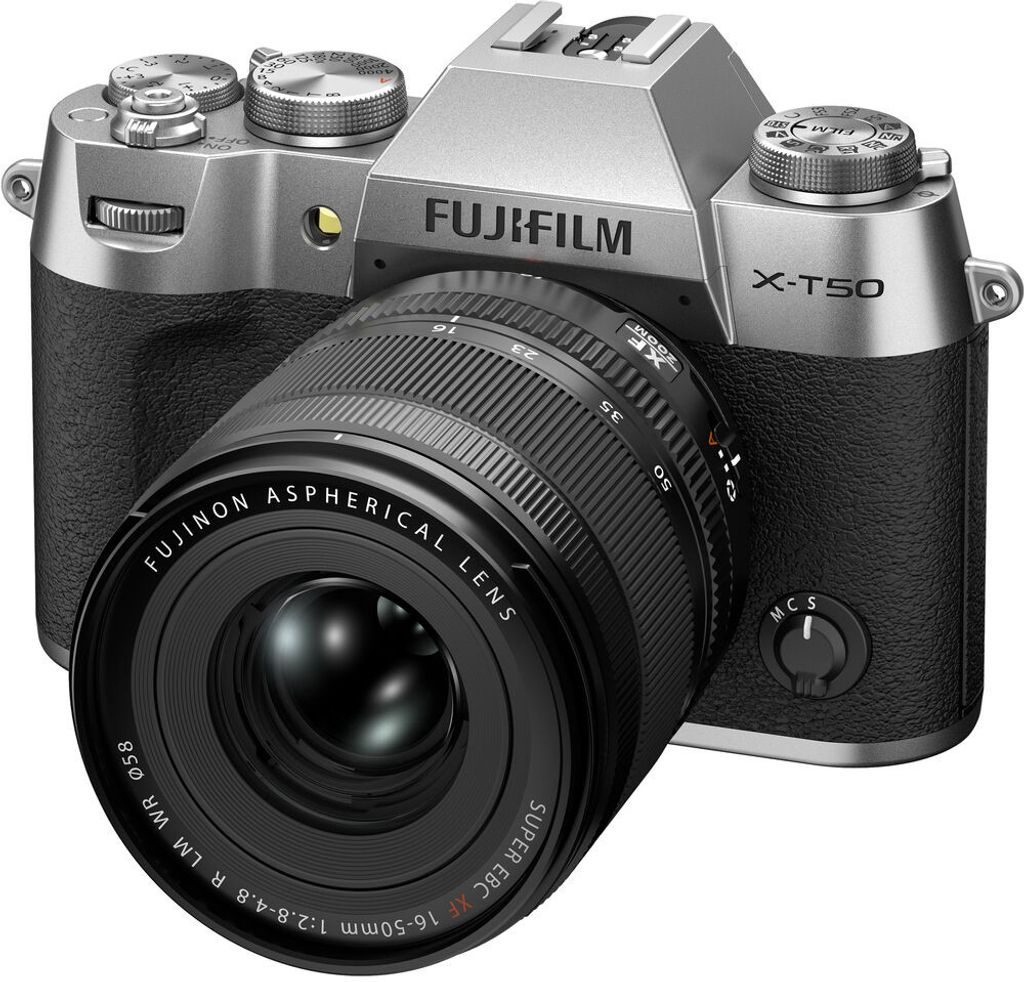Fujifilm X -T50 + XF 16-50mm MILC 40,2 MP X-Trans CMOS 5 HR 7728 x 5152 Pixel Silber