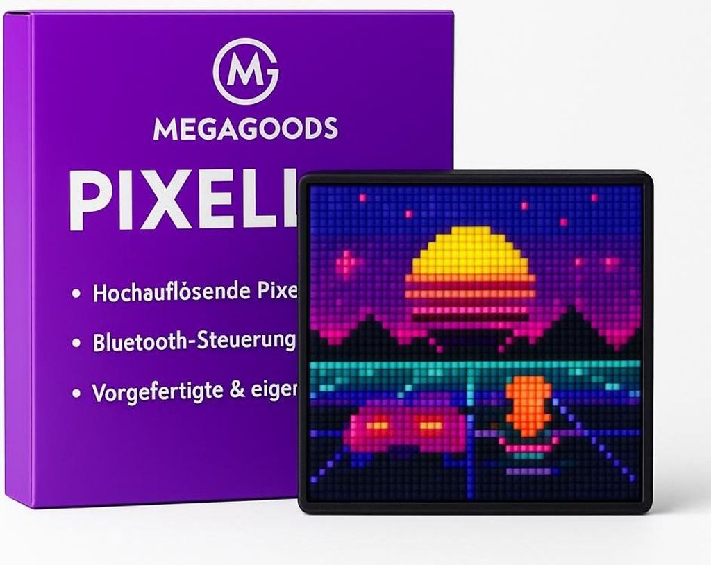 LED Pixel Display 32x32 RGB Matrix Bluetooth App Steuerung DE.