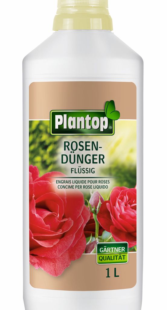 Plantop Rosendünger flüssig 1,0 L NPK-Düngerlösung 7+5+6