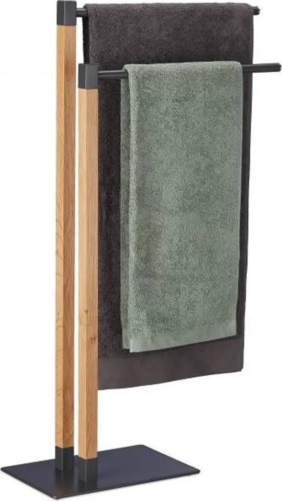 Porte-serviettes sur pied stable pour éviter de percer vos murs de douche