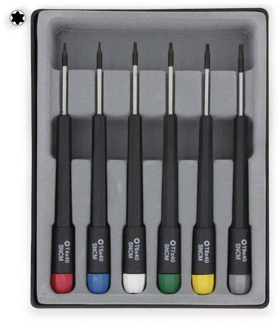 Donau Elektronik 280-67 - Schraubendrehersatz TORX TX 6-teilig