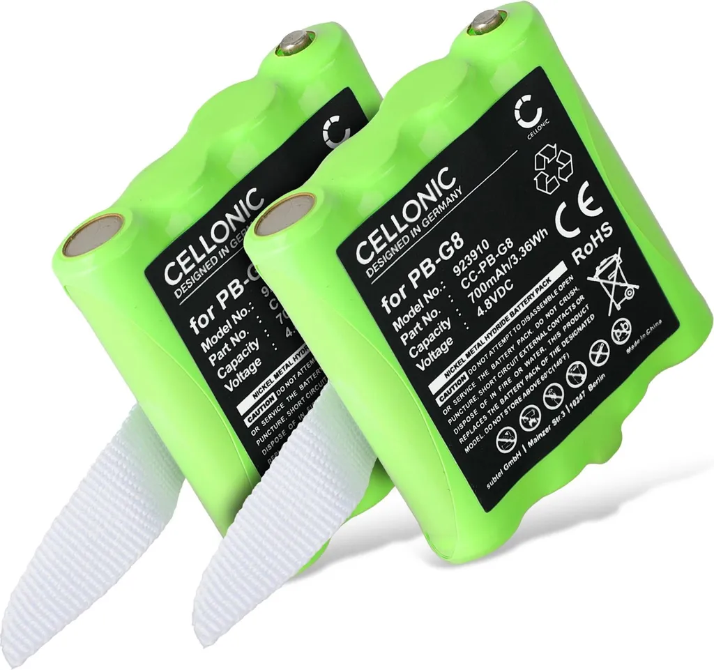 Réparer Autonomie Talkie-Walkie Midland G8 M24 S avec 2x Batteries 700mAh