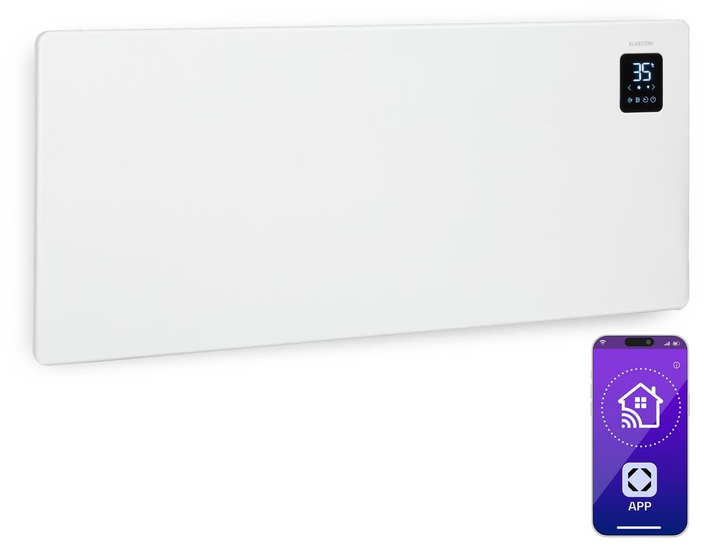 Klarstein Radiateur Electrique Smart à Faible Consommation Image du produit 