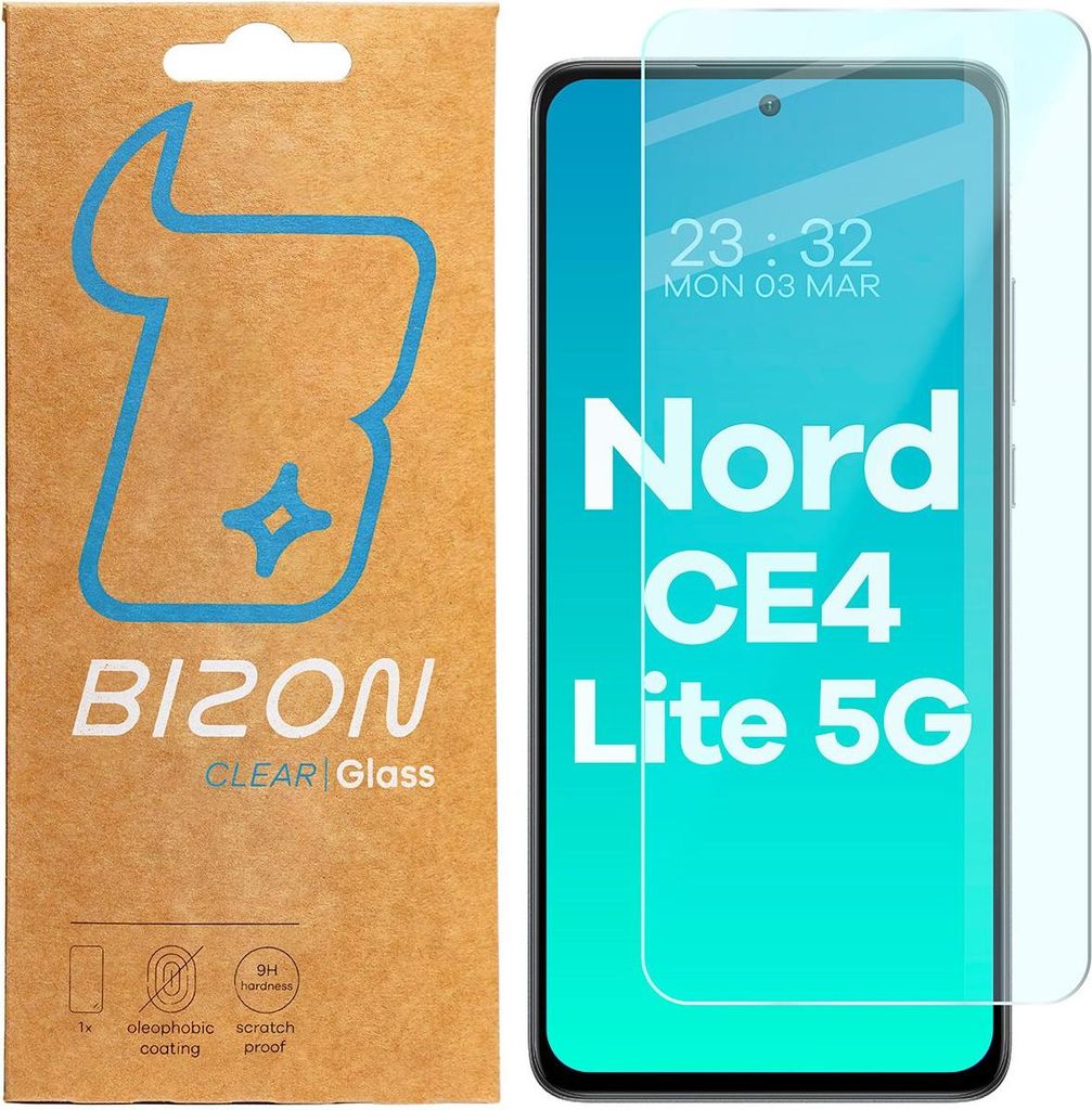 Szkło hartowane Bizon Glass Clear 2 do OnePlus Nord CE4 Lite 5G