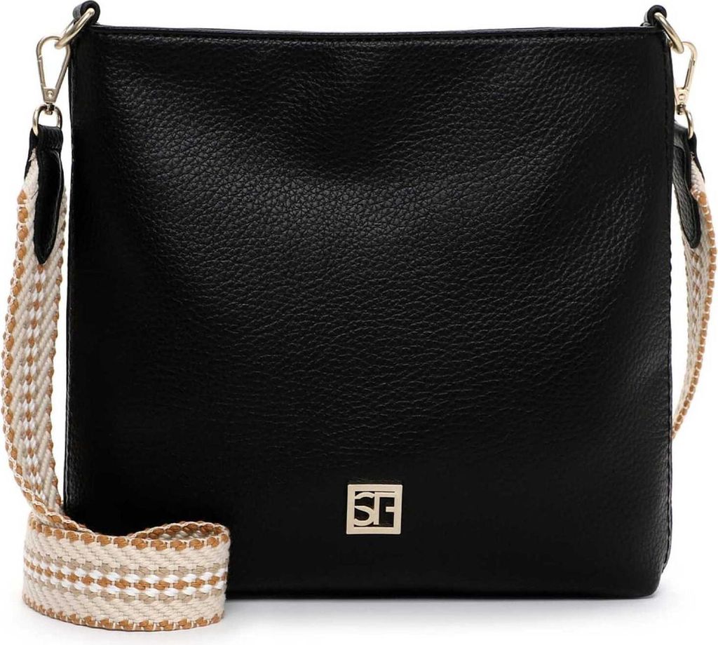 SURI FREY Umhängetasche Amey Crossover Black schwarz