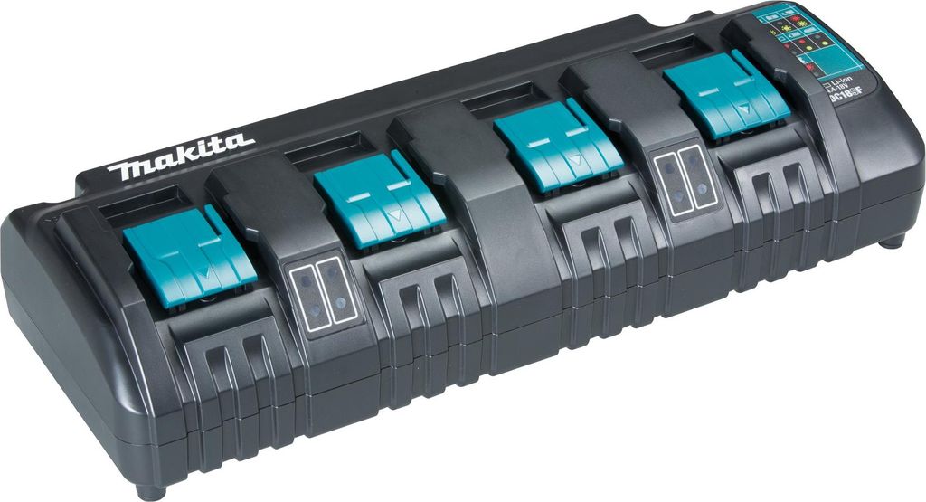 Makita Vierfach-Ladegerät DC18SF LXT, 14,4V/18V Produktbild 