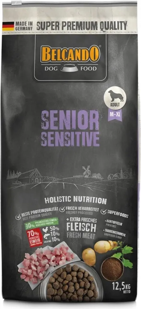 BELCANDO Senior Sensitive 12,5 kg Croquettes Digestes et Hypoallergéniques