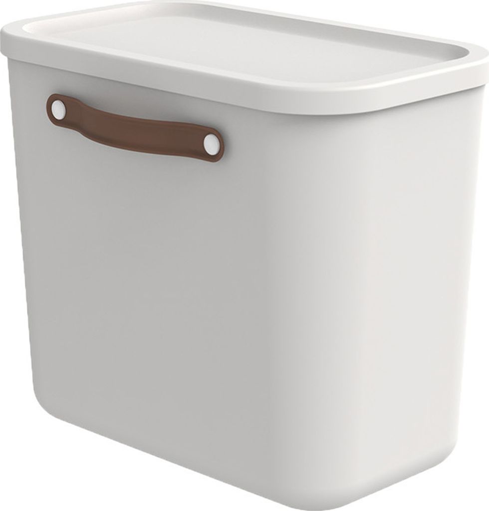 Rotho Aufbewahrungsbox 25L Maloja - Kunststoffbox 40 x 23,5 x 34 cm - Box mit Deckel - Stapelbox sicher verschließbar - Plastikbox