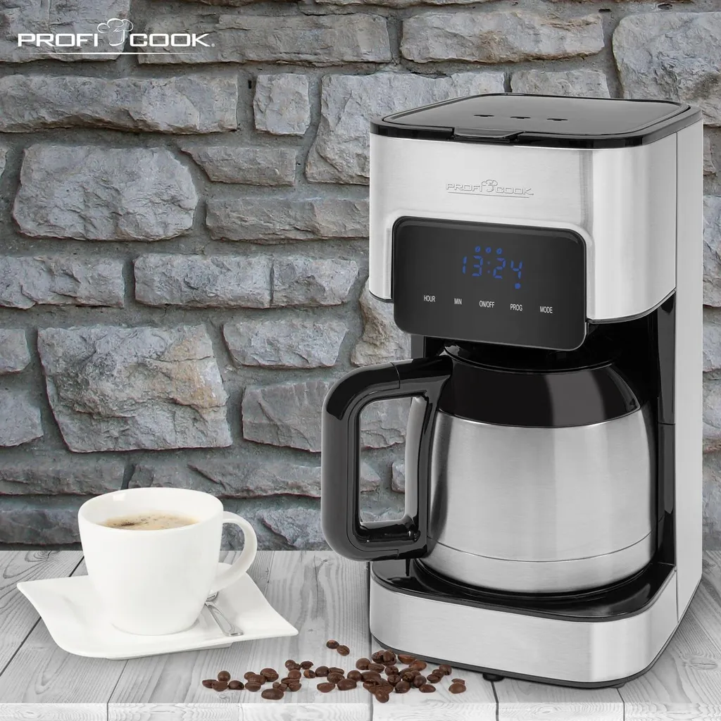 Cafetière programmable PC-KA 1191 Profi Cook inox avec écran digital - 3