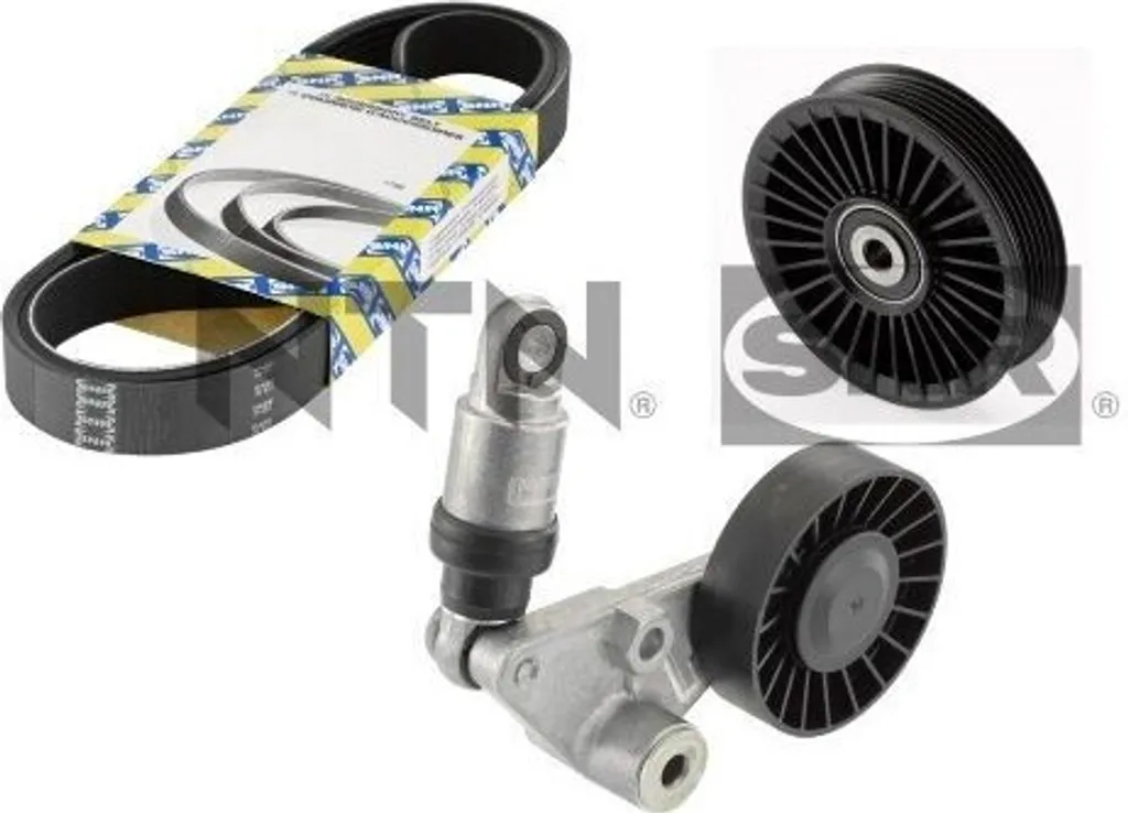 Kit Courroies Striées NTN SNR KA853.06 pour OPEL Astra G et Zafira A