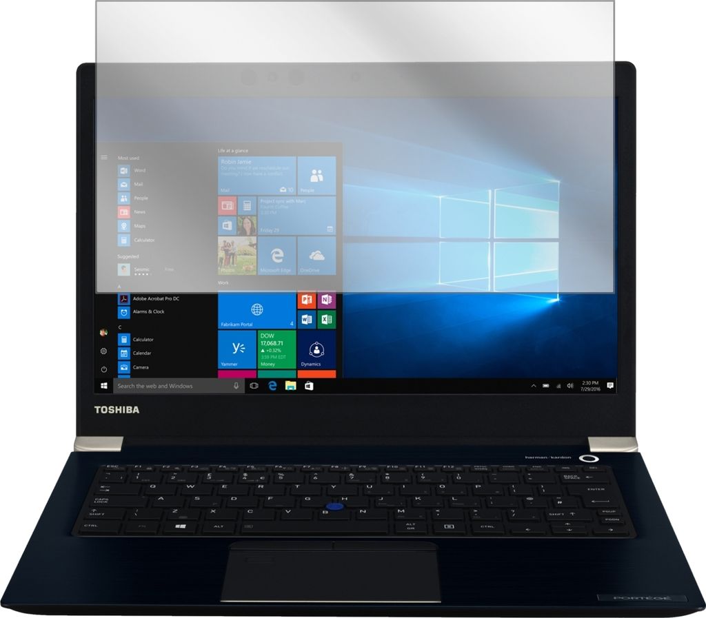 2x Schutzfolie für Toshiba Portege X30 D121 klar Produktbild 