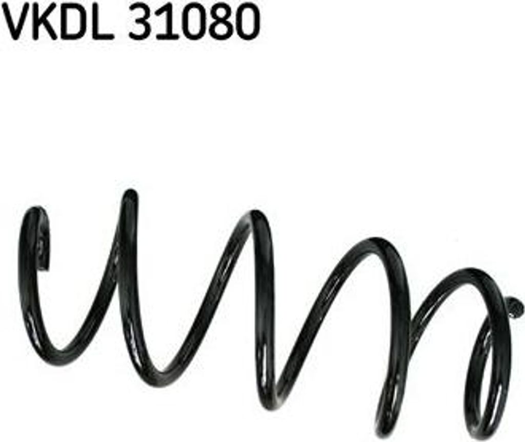 SKF VKDL 31080 Fahrwerksfeder OE 1K0411105EJ kompatibel mit Caddy, Tiguan