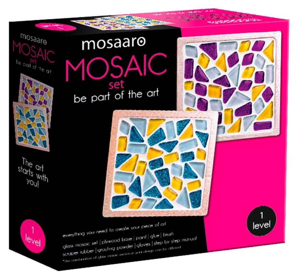 Mozaiková súprava MOSAARO - Štvorcový tanier 2 ks Obrázok produktu 