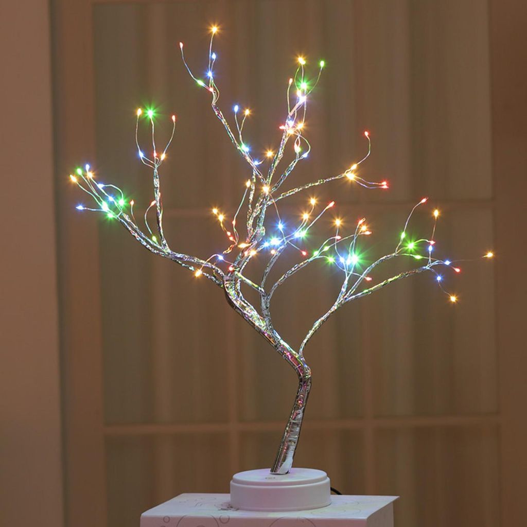 Christmas Led Tree Light Home Party Hochzeit Festival Tischdekoration Elegant Charming Dekorative Nachtlampe mit Touching Switch Taste