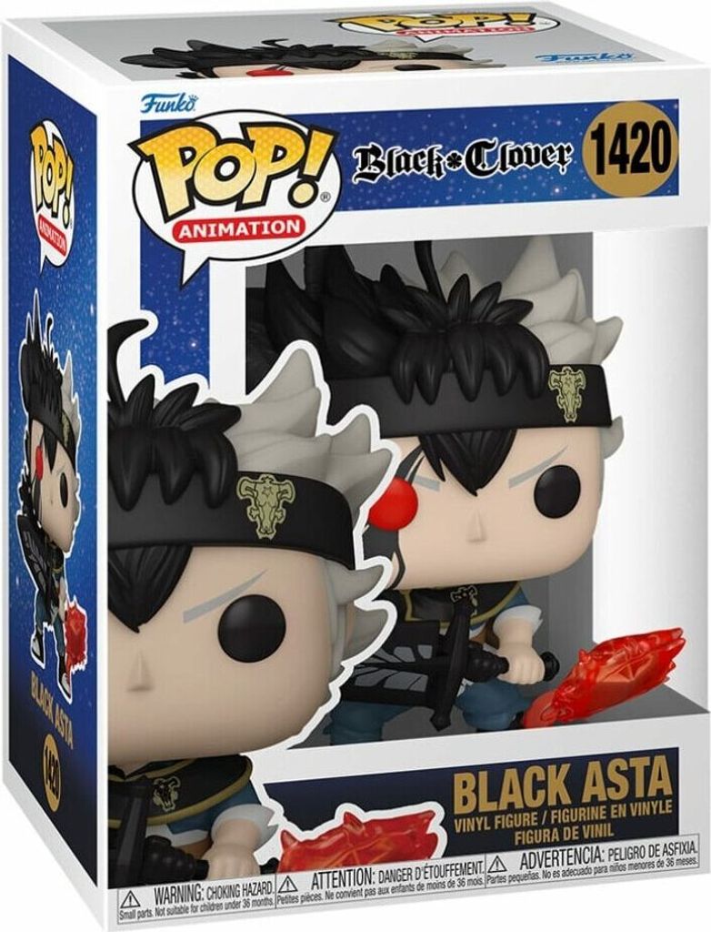 Black Clover - Black Asta 1420 - Funko Pop! Vinyl figuur Productafbeelding 