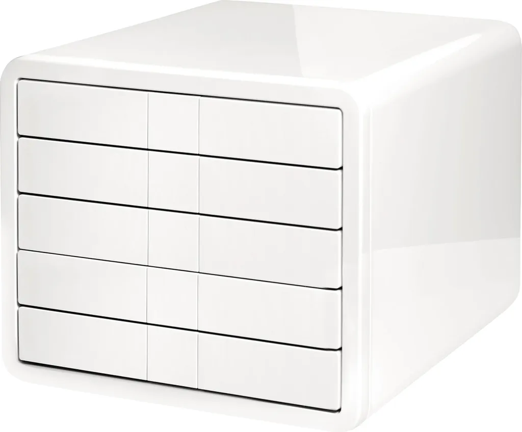 HAN i-Box Cassettiera scrivania 5 Cassetti Bianco DIN A4/C4 | Shop Ufficio
